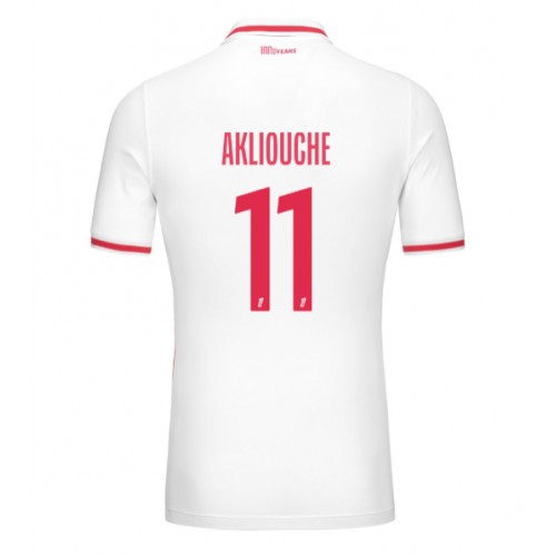 Fotbalové Dres AS Monaco Maghnes Akliouche #11 Domácí 2024-25 Krátký Rukáv